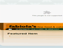 Tablet Screenshot of fabiolas.com